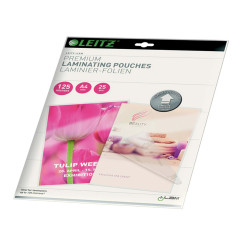 Pouches iLAM UDT - plastificazione a caldo - A4 - 216 x 303 mm - 2 x125 micron - Leitz - scatola 25 pezzi