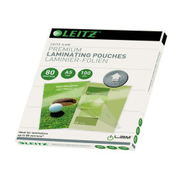 Pouches iLAM UDT - plastificazione a caldo - A5 - 154 x 216 mm - 2 x 80 micron - Leitz - scatola 100 pezzi