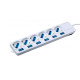 Presa multipla - 6 prese multistandard con interruttore singolo - MKC