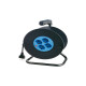 Prolunga con avvolgicavo da 25 mt - 4 prese Schuko/bipasso - MKC