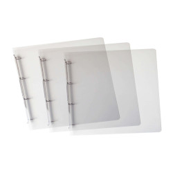 Raccoglitore Lumina - 22 x 30 cm - 4 anelli tondi 15 mm - PP - trasparente - Favorit