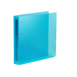 Raccoglitore Lumina - 22 x 30 cm - 4 anelli tondi 30 mm - PP - blu - Favorit