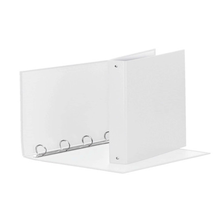 Raccoglitore Meeting - 22 x 30 cm - 4 anelli tondi 30 mm - dorso 4 cm - PP - bianco - Esselte