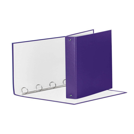 Raccoglitore Meeting - 22 x 30 cm - 4 anelli tondi 30 mm - dorso 4 cm - PP - lilla - Esselte