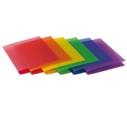 Raccoglitore Myto - 22 x 30 cm - 4 anelli tondi 17 mm - dorso 2,5 cm - colori assortiti - Sei Rota