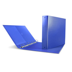 Raccoglitore Nettuno - 22 x 30 cm - 4 anelli a Q 65 mm - dorso 8,5 cm - blu - Sei Rota