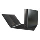 Raccoglitore Nettuno - 22 x 30 cm - 4 anelli a R 30 mm - dorso 3,5 cm - nero - Sei Rota