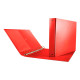 Raccoglitore Nettuno - 22 x 30 cm - 4 anelli a R 30 mm - dorso 3,5 cm - rosso - Sei Rota
