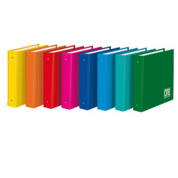 Raccoglitore One Color - A4 - 4 anelli tondi 30 mm - dorso 4 cm - colori brillanti - Blasetti