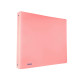 Raccoglitore Pastel - 22 x 30 cm - 4 anelli tondi 15 mm - PP - cipria - Favorit
