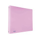 Raccoglitore Pastel - 22 x 30 cm - 4 anelli tondi 15 mm - PP - glicine - Favorit