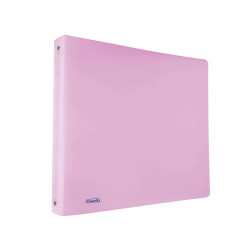 Raccoglitore Pastel - 22 x 30 cm - 4 anelli tondi 15 mm - PP - glicine - Favorit