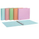 Raccoglitore Pastel - 22 x 30 cm - 4 anelli tondi 30 mm - PP - colori assortiti - Favorit