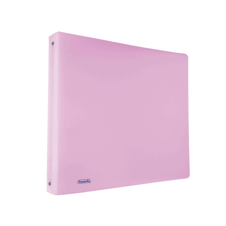 Raccoglitore Pastel - 22 x 30 cm - 4 anelli tondi 30 mm - PP - glicine - Favorit