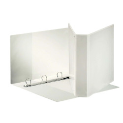 Raccoglitore personalizzabile Display - 22 x 30 cm - 4 anelli a D 30 mm - 4,7 cm - bianco - Esselte