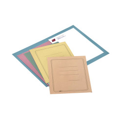 Cartellina semplice con stampa - 145 gr - 25 x 34 cm - grigio - cartoncino manilla - Cartotecnica del Garda - conf. 100 pezzi
