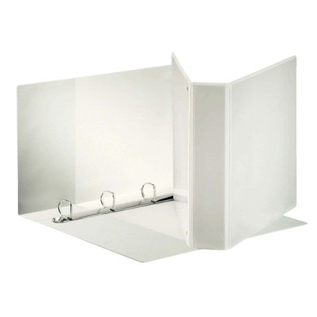 Raccoglitore personalizzabile Display - 22 x 30 cm - 4 anelli a D 40 mm - dorso 5,9 cm - bianco - Esselte