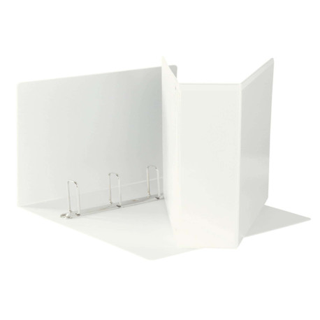 Raccoglitore personalizzabile Display - 22 x 30 cm - 4 anelli quadri 65 mm - bianco - Esselte