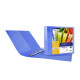 Raccoglitore personalizzabile Myto TI - 22 x 30 cm - 4 anelli a D 17 mm - dorso 2,5 cm - blu - Sei Rota