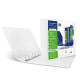 Raccoglitore personalizzabile Nettuno Ti - 22 x 30 cm - 4 anelli a D 30 mm - dorso 3,5 cm - bianco - Sei Rota