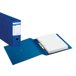 Raccoglitore Stelvio F - 30 x 22 cm album - 2 anelli a D 40 mm - dorso 6 cm - blu - Sei Rota