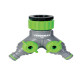 Raccordo rubinetto - 2 uscite regolabili - Verdemax