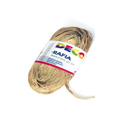 Rafia - colore naturale - 50 gr - Deco