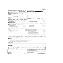 Rapporti controllo efficienza energetica T2 - 3 copie snap - 31 x 21cm - 25 fogli - Edipro