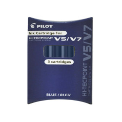 Refill Hi Tecpoint V5/V7 ricaricabile begreen - blu - Pilot - conf. 3 pezzi