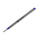 Refill in metallo per roller Montblanc - punta media - blu  - Monteverde - conf. 2 pezzi