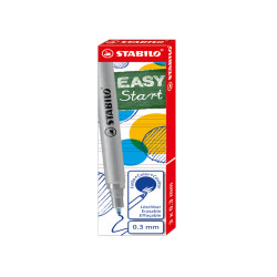 Refill per penna sferografica ergonomica Easyoriginal - punta fine - blu - Stabilo - scatola  3 pezzi