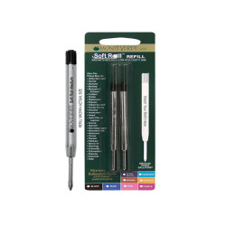 Refill per sfera Parker - punta media - nero  - Monteverde - conf. 2 pezzi