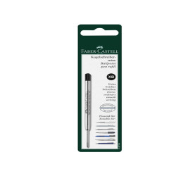 Refill XB - punta 0,7mm - fusto nero - per penna Polyball - Faber-Castell