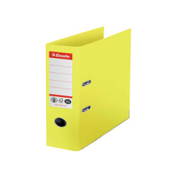 Registratore a leva - CO2 neutral - A4 - dorso 75 mm - giallo - Esselte