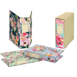 Registratore a leva Nature Flowers - protocollo - dorso 8cm - Pigna
