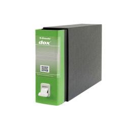 Registratore Dox 2 - dorso 8 cm - protocollo 23 x 34 cm - greenery - Esselte Dox