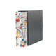 Registratore Dox 2 Infinity - dorso 8 cm - protocollo 23 x 34 cm - fantasia - Esselte Dox