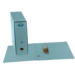 Registratore Eco New - dorso 8 cm - protocollo 23 x 33 cm - azzurro - Brefiocart