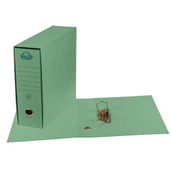 Registratore Eco New - dorso 8 cm - protocollo 23 x 33 cm - verde - Brefiocart