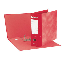 Registratore Essentials G72 - dorso 5 cm - commerciale 23 x 30 cm - rosso - Esselte