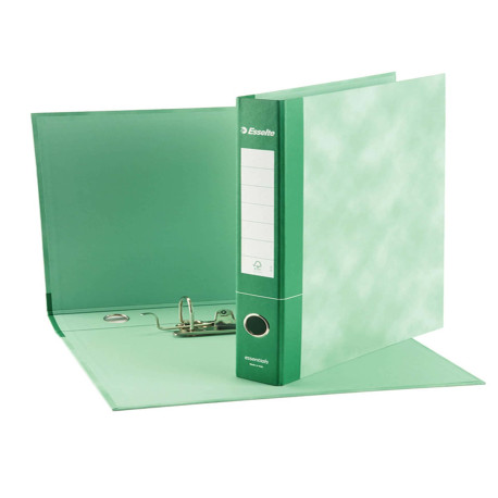 Registratore Essentials G74 - dorso 5 cm - protocollo 23 x 33 cm - verde - Esselte