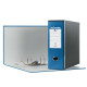 Registratore Eurofile G53 - dorso 8 cm - commerciale 23 x 30 cm - blu metallizzato - Esselte