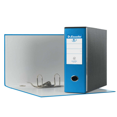 Registratore Eurofile G53 - dorso 8 cm - commerciale 23 x 30 cm - blu vivida - Esselte