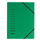 Cartella con elastico angolare - A4 - dorso variabile - cartoncino - verde - Pagna