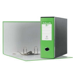 Registratore Eurofile G53 - dorso 8 cm - commerciale 23 x 30 cm - verde vivida - Esselte