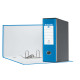 Registratore Eurofile G55 - dorso 8 cm - protocollo 23 x 33 cm - blu vivida - Esselte