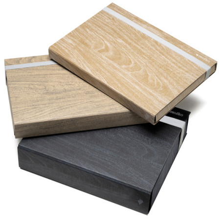 Cartella portaprogetto Wood - 24,5 x 35 cm - dorso 3 cm - colori assortiti - Colorosa