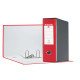 Registratore Eurofile G55 - dorso 8 cm - protocollo 23 x 33 cm - rosso vivida - Esselte