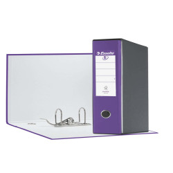 Registratore Eurofile G55 - dorso 8 cm - protocollo 23 x 33 cm - viola - Esselte