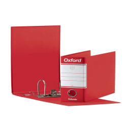 Registratore Oxford G81 - dorso 8 cm - memorandum 23 x 18 cm - rosso - Esselte